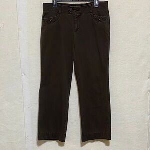 Dockers Brown Pants with Navy Interior Trim 12S